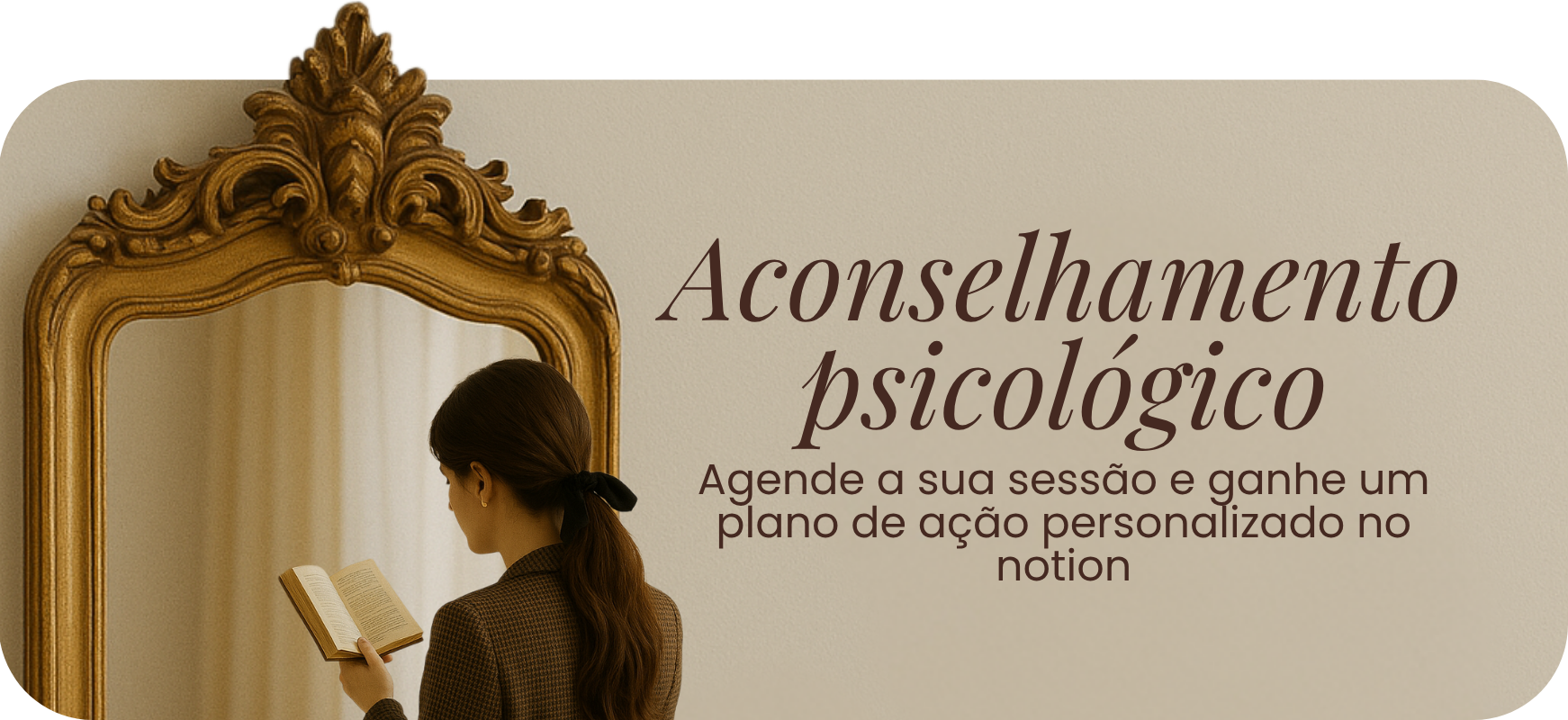 Imagem ilustrativa do botão para agendar seu aconselhamento psicológico